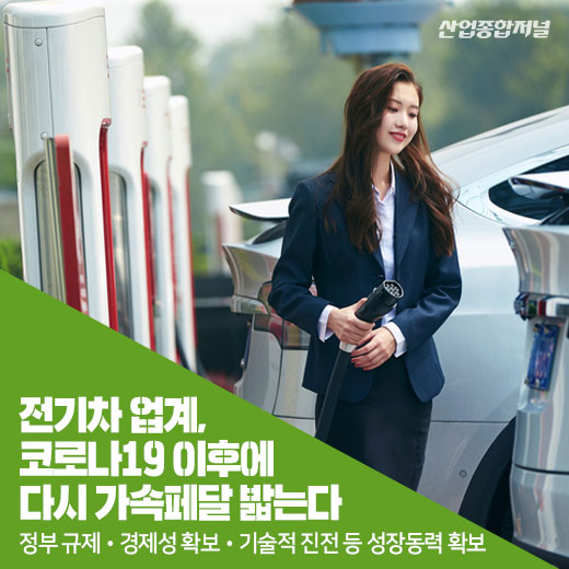[카드뉴스] 전기차 업계, 코로나19 이후에 다시 가속페달 밟는다 - 산업종합저널 동향