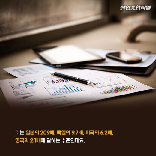 [카드뉴스] 한국 노동손실일수 연평균 41.8일, 일본의 209배 - 산업종합저널 동향