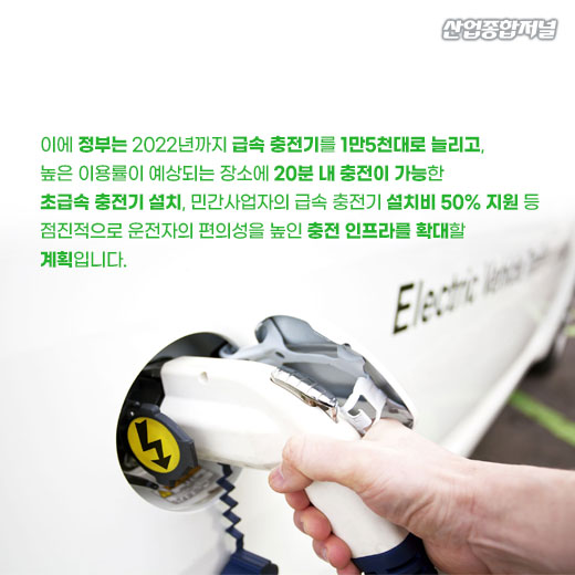 [카드뉴스] 국내 전기차 수요 증가…정부, 충전 인프라 확대 추진 - 산업종합저널 동향