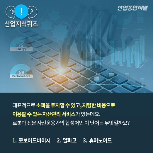 [산업지식퀴즈] 비대면 자산관리 서비스는? - 산업종합저널 동향