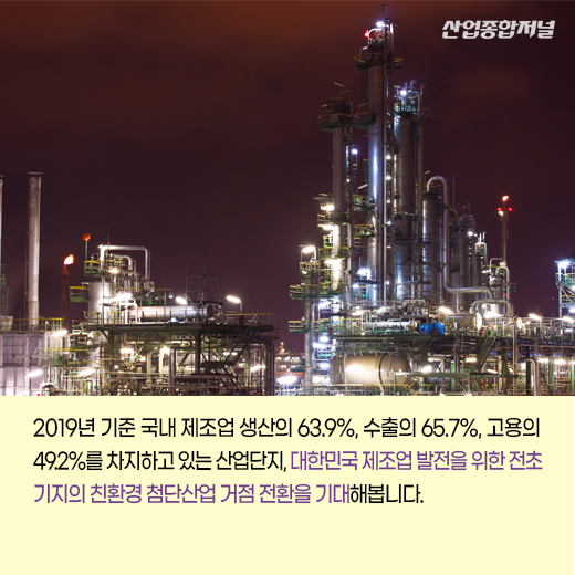 [카드뉴스] 스마트 그린 산업단지, 친환경 첨단산업 거점 된다 - 산업종합저널 동향