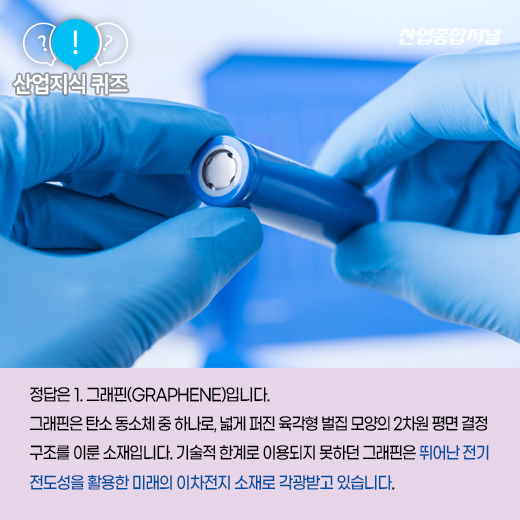 [산업지식퀴즈] 흑연에서 태어나 ‘꿈의 신소재’가 된 이것은? - 산업종합저널 소재