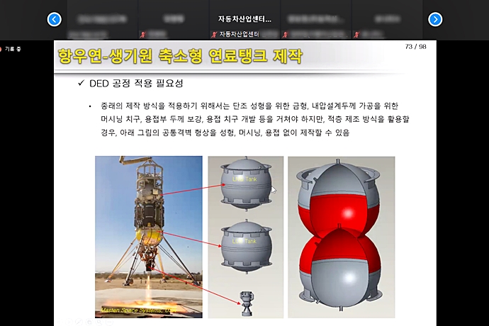 금속 3D프린팅 기술, 항공우주산업 발사체 및 연료탱크 제조까지 가능해져 - 산업종합저널 기계