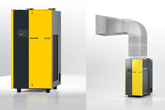 캐져콤푸레셔, 효율 고온 공기 배출 '냉동 드라이어' 선보여 - 산업종합저널 장비
