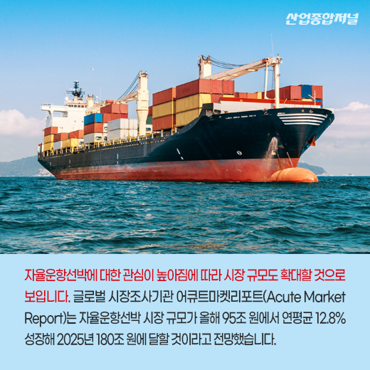 [카드뉴스] 미래 모빌리티 필수 기술 ‘자율주행’, 스스로 운항하는 선박 나온다 - 산업종합저널 동향