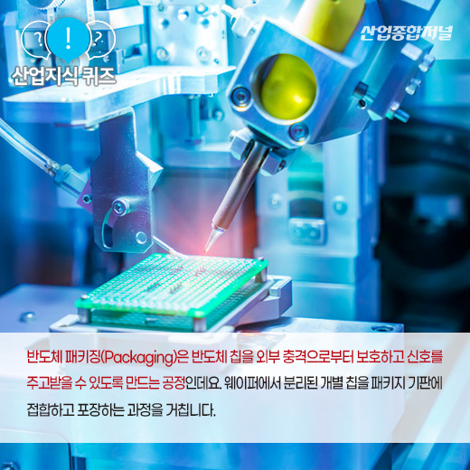 [산업지식퀴즈] 반도체 칩에 구멍을 뚫어 전극을 연결하는 반도체 패키징 기술은? - 산업종합저널 전자