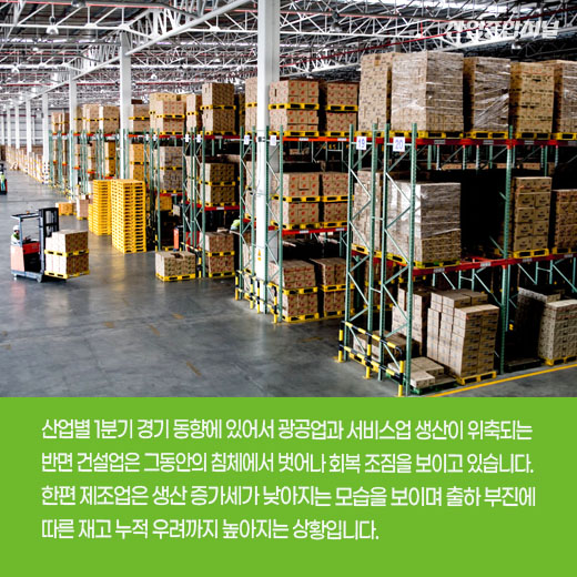 [카드뉴스] 1분기 경제 동향, 저성장·고물가 슬로플레이션 위기 - 산업종합저널 동향