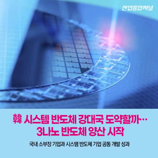 [카드뉴스] 韓 시스템 반도체 강대국 도약할까…3나노 반도체 양산 시작 - 산업종합저널 부품