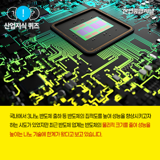 [산업지식퀴즈]반도체 새로운 패러다임을 바꾸는 이것은? - 산업종합저널 동향