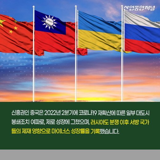 [카드뉴스] 2023년 경제·산업 성장률···내년에도 둔화 지속 전망 - 산업종합저널 동향