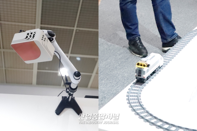 [월드IT쇼]레이저로 전원 공급하는 무선전송 기술 등장 - 산업종합저널 전시회