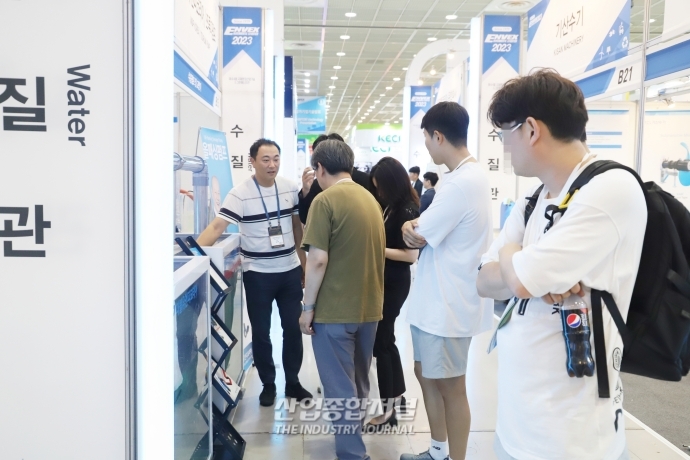 [ENVEX 2023]하수도 펌프 이물질? "갈아버리면 돼죠" - 산업종합저널 전시회