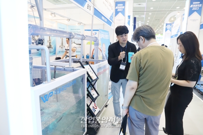[ENVEX 2023]하수도 펌프 이물질? "갈아버리면 돼죠" - 산업종합저널 전시회