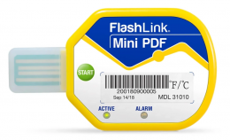 FlashLink® Mini PDF In-Transit Logge 85 days (single-use temperature data logger) 제품 이미지 2