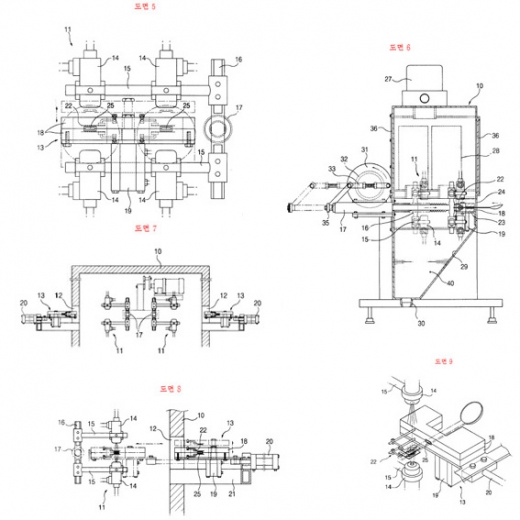 <특허정보> 샌딩머신, 내부 집진기 채용으로 작업환경 개선