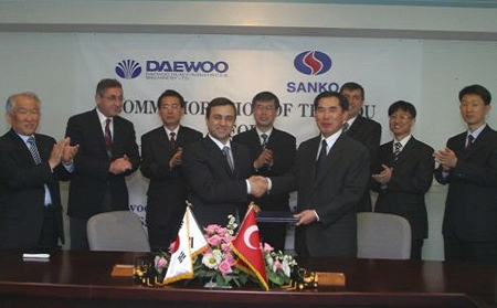 대우종합기계, SANKO社와 지게차 OEM 생산