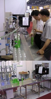 [코리아팩]성동기계, 세미-오토 충전 캡핑-라인