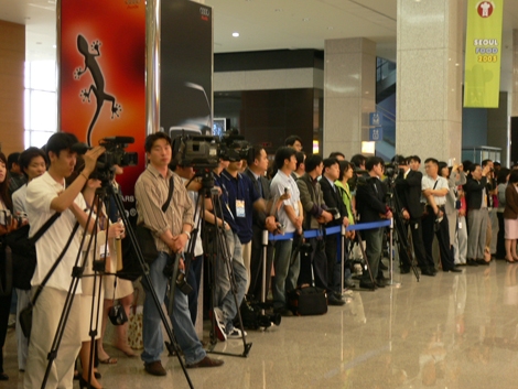 [코리아팩]취재열기 뜨거워