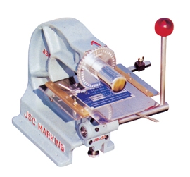 정성마킹F/A의 명판 마킹 전용기, 정확한 마킹 선 조절