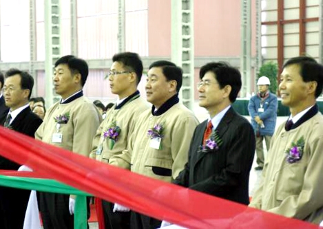 삼성전자,  LCD 7-2라인 모듈동 상량식