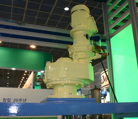 창신기계제작소, 누유방지형 저동력 고효율 교반기