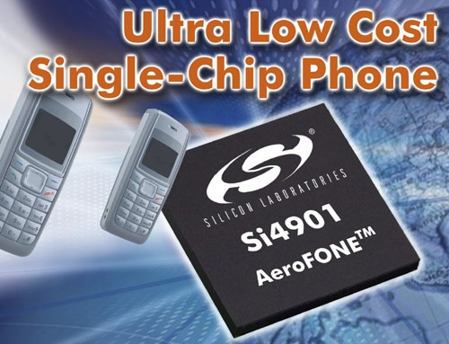 실리콘 랩, AeroFONE™ 싱글칩폰 Si4901 출시