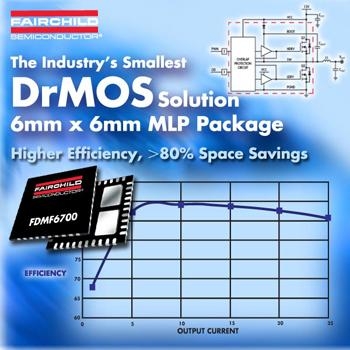 페어차일드반도체, 초소형 FET 플러스 드라이버 멀티-칩 모듈 출시