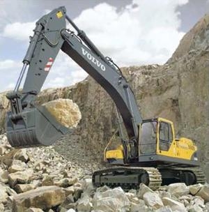 볼보 '크롤러굴삭기 EC360B' / '휠로더 L150E'