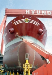 현대重, 골리앗 크레인 1천6백톤 능력