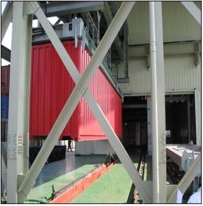 20단 이상 컨테이너 적재가능한 시스템 개발