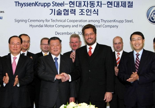 현대제철, 獨 TKS와 '기술 협력' 체결