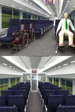 코레일, 신개념 좌석형 전동차 실물모형 전시 