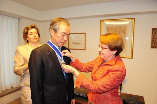 이구택 포스코 회장, 브라질 정부 훈장 수훈