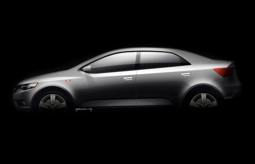 기아 준중형 신차 「포르테(FORTE)」스케치 공개