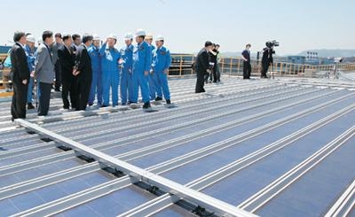 포항제철소도 태양광 발전 가동
