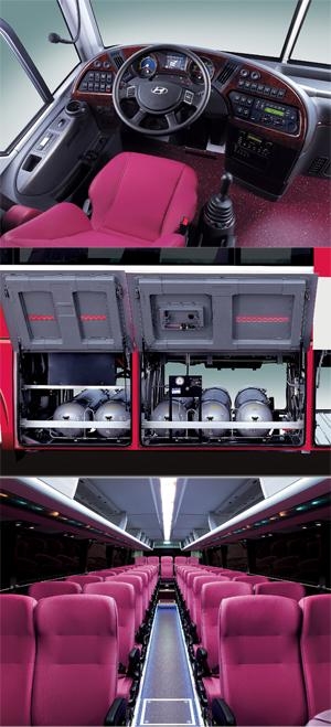 현대차, 친환경 엔진 탑재 '유니버스 CNG' 출시