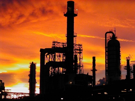 중동 플랜트 불황속 고도성장 