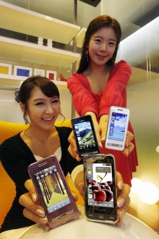 햅틱, 국내 풀터치스크린폰 점유율 70% 육박