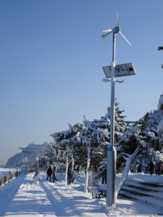 정동진역에 ‘친환경 가로등’ 설치 