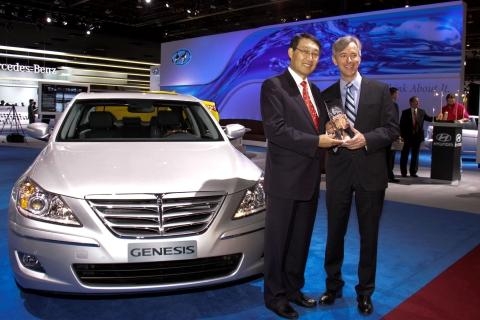 제네시스, 아시아 대형 차종으로는 최초 ‘북미 올해의 차’ 선정 