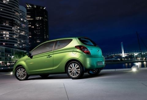 현대차 i20 3도어, 콘셉트카 익쏘닉(HED-6) 차량 공개 '주목' 