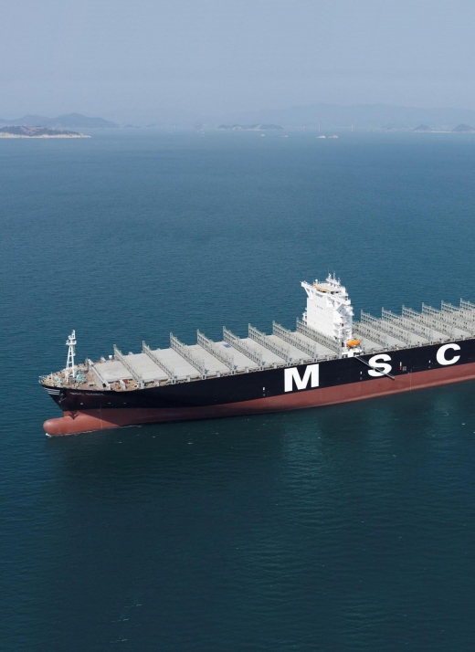 세계 최대 규모 컨테이너선 인도 