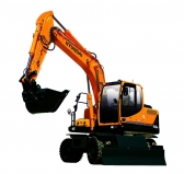 현대중공업, 14톤급 휠 굴삭기 출시