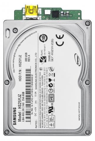 삼성전자, 외장하드用 1.8인치 250GB 하드디스크 개발 