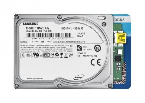 삼성전자, 외장하드用 1.8인치 250GB 하드디스크 개발 