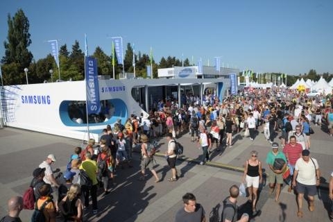 베를린 삼성홍보관 '성황 중'