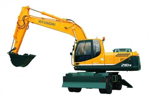 현대중공업, 21톤급 휠 굴삭기 신모델 출시