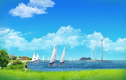 서해 누에섬 인근에 풍력발전기 들어선다