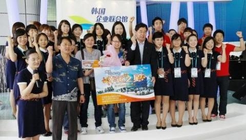 상하이엑스포 한국기업관, '인기'