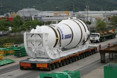 두산重, 신월성원전 증기발생기 출하 